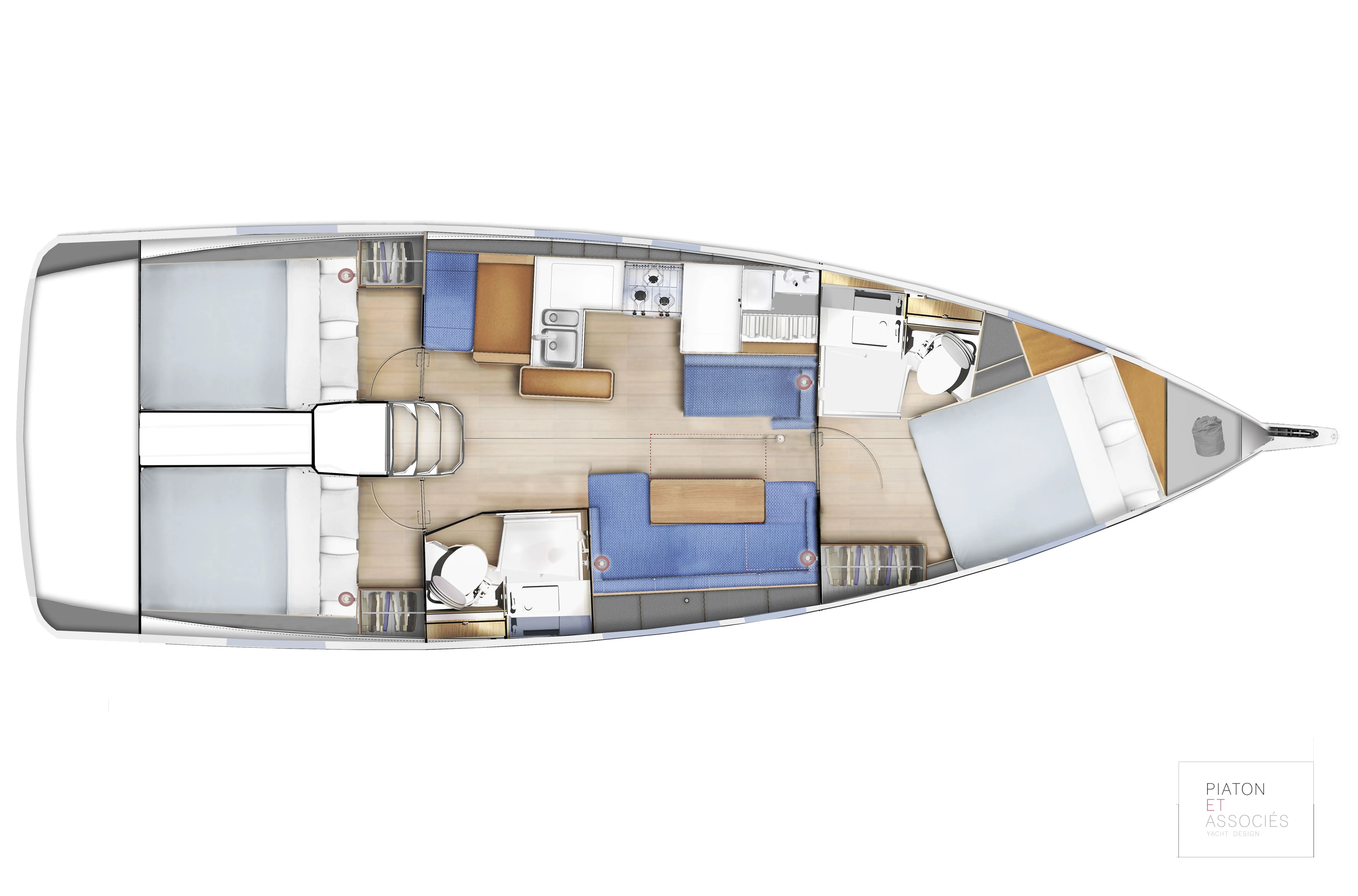 Explore Porto Santa Margherita on a 12.35m Rental Sailing Yacht