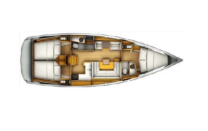 12.76m Palamos Jeanneau Sun Odyssey 419 Hire