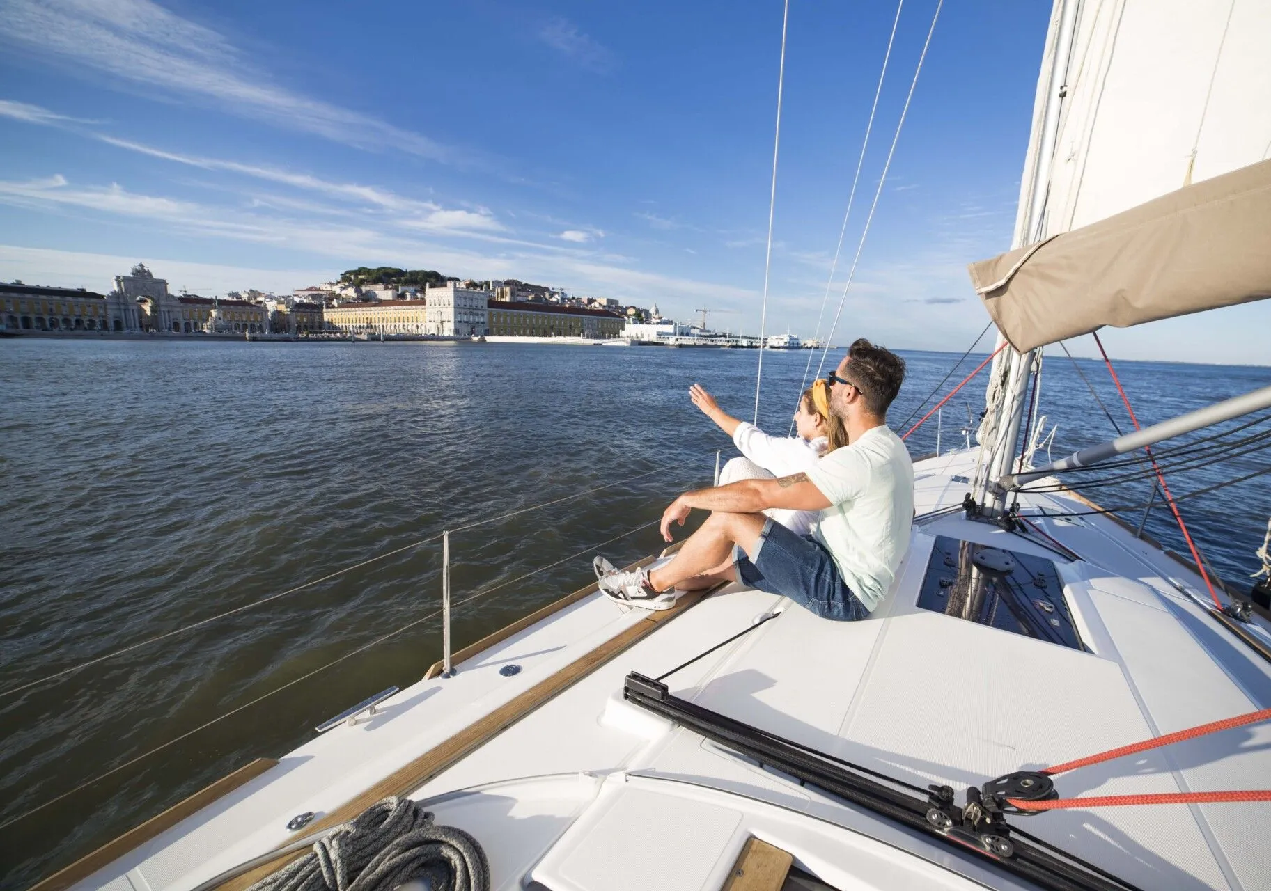 Explore Lisbon on a 12m 3 Cabin Sailing Yacht Rental
