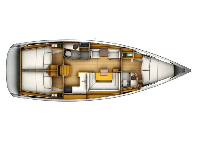 Rent a 12.76m Sailing Yacht Jeanneau Sun Odyssey 419 in San Miguel de Abona