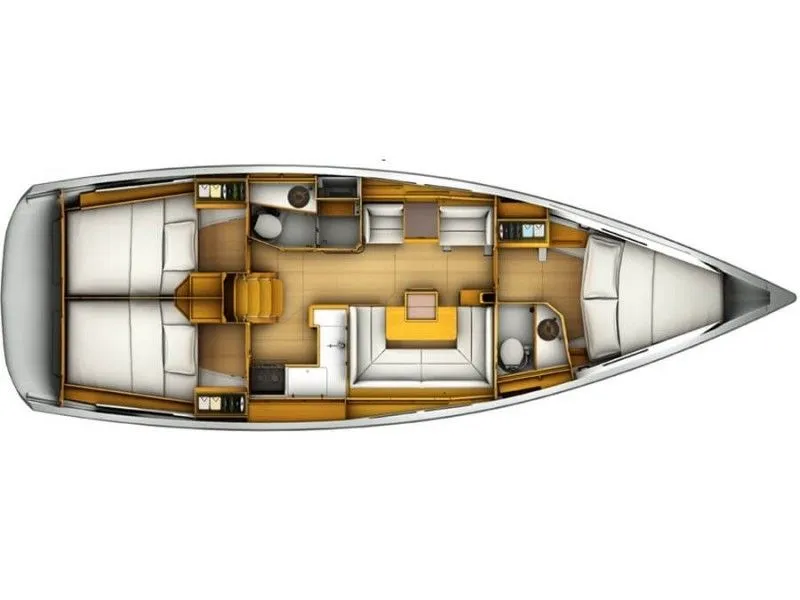 Rent a 12.34m Jeanneau Sun Odyssey 419 Sailing Yacht in Nydri
