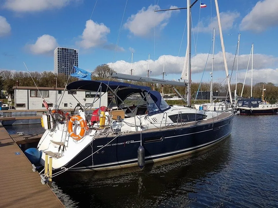 Explore Gdańsk on a 12.96m Rental Jeanneau Sun Odyssey 42