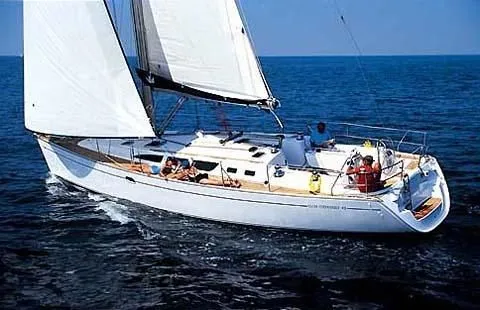 Explore Lisbon on a 13.21m Jeanneau Sun Odyssey 43 Sailing Yacht Rental