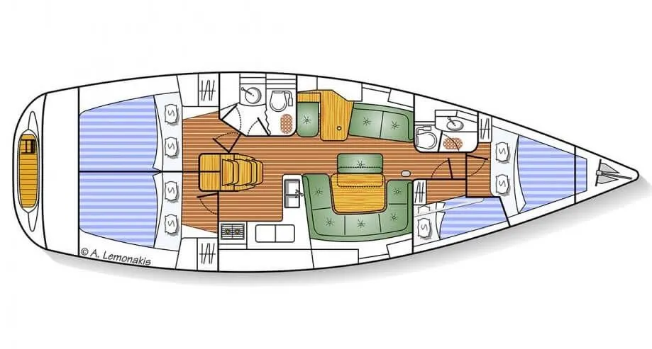 13.21m Milna Boat Hire