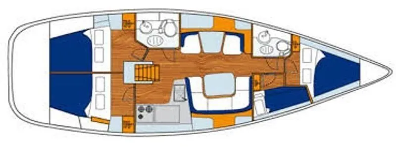 Rent a 13.21m Jeanneau Sun Odyssey 43 in Herceg Novi