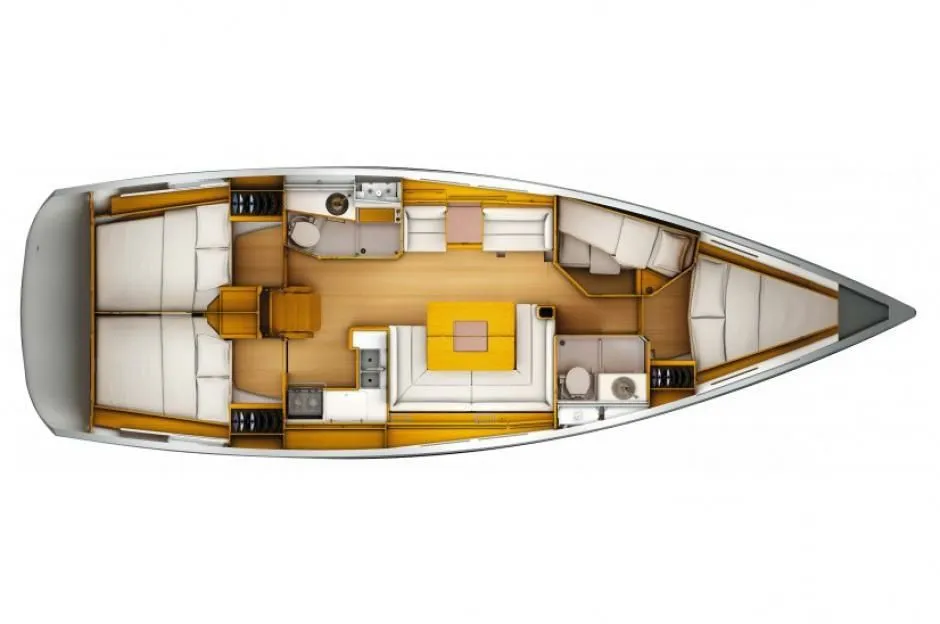 Explore Hyeres on a 12.99m Rental Sailing Yacht Jeanneau Sun Odyssey 439