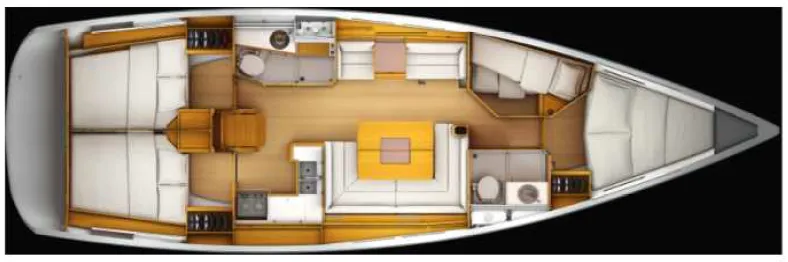 Stockholm Kiralık Jeanneau Sun Odyssey 439 13.34m Yelkenli Yat