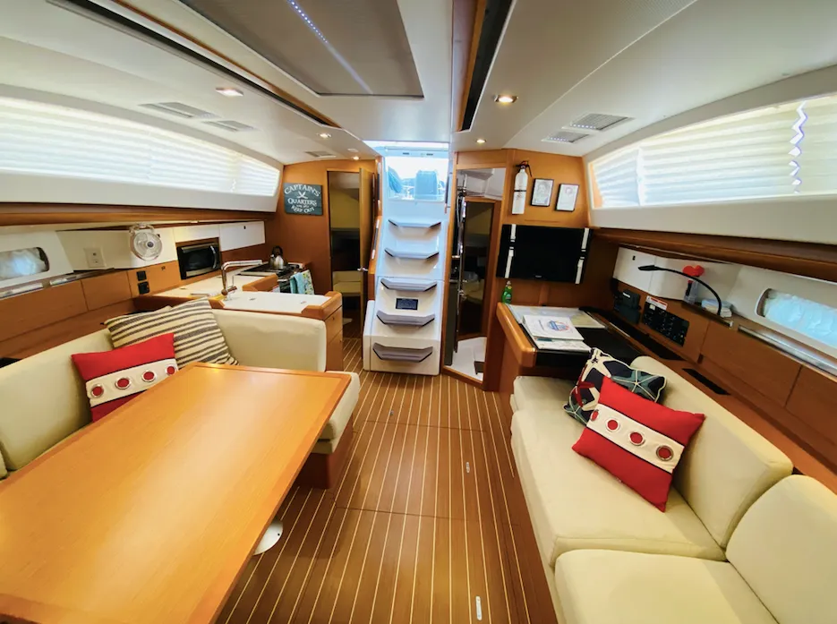 Charter a 13.34m Sailing Yacht Jeanneau Sun Odyssey 44 DS in St. Petersburg
