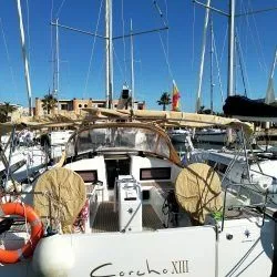 Charter a 12.99m Sailing Yacht Jeanneau Sun Odyssey 440 in Denia