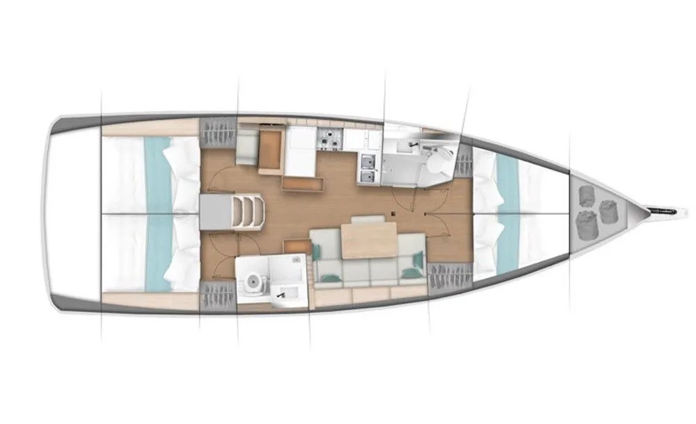 Charter a 13m 4 Cabin Sailing Yacht in Portimão