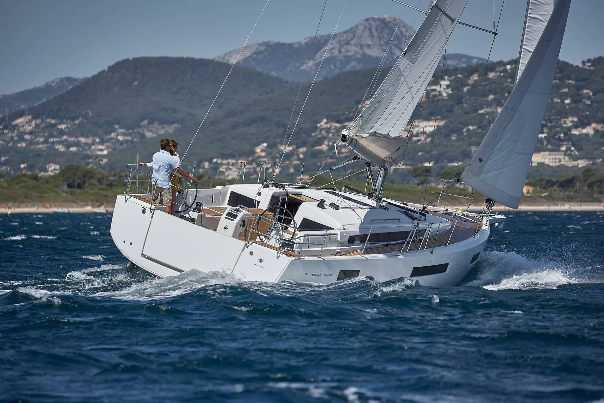Explore Sant Antoni de Portmany on a 13.39m 4 Cabin Sailing Yacht Rental