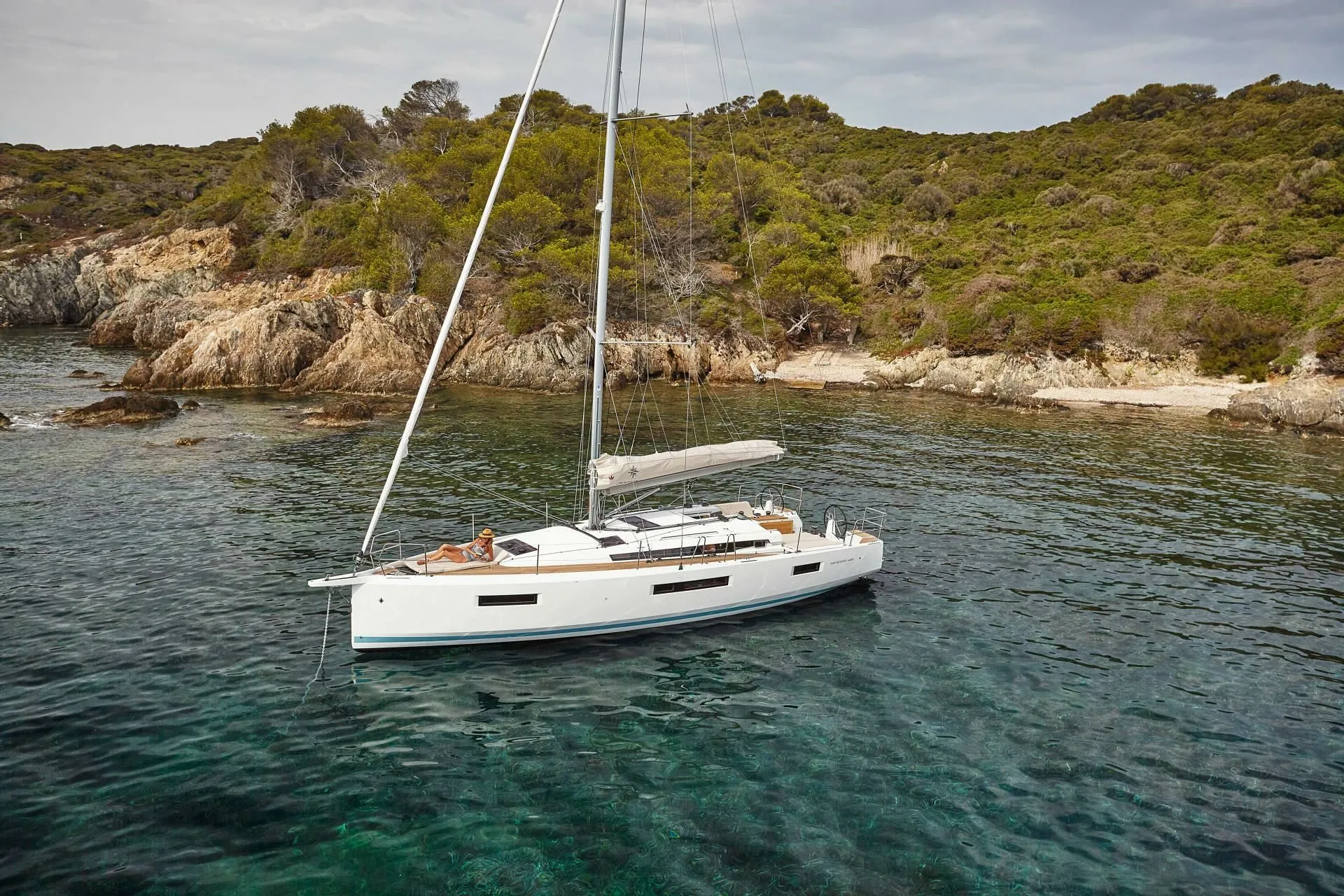 Explore Sant Antoni de Portmany on a 13.39m 4 Cabin Sailing Yacht Rental