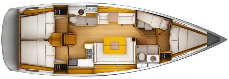 Rent a 14.2m 4 Cabin Sailing Yacht in Agropoli