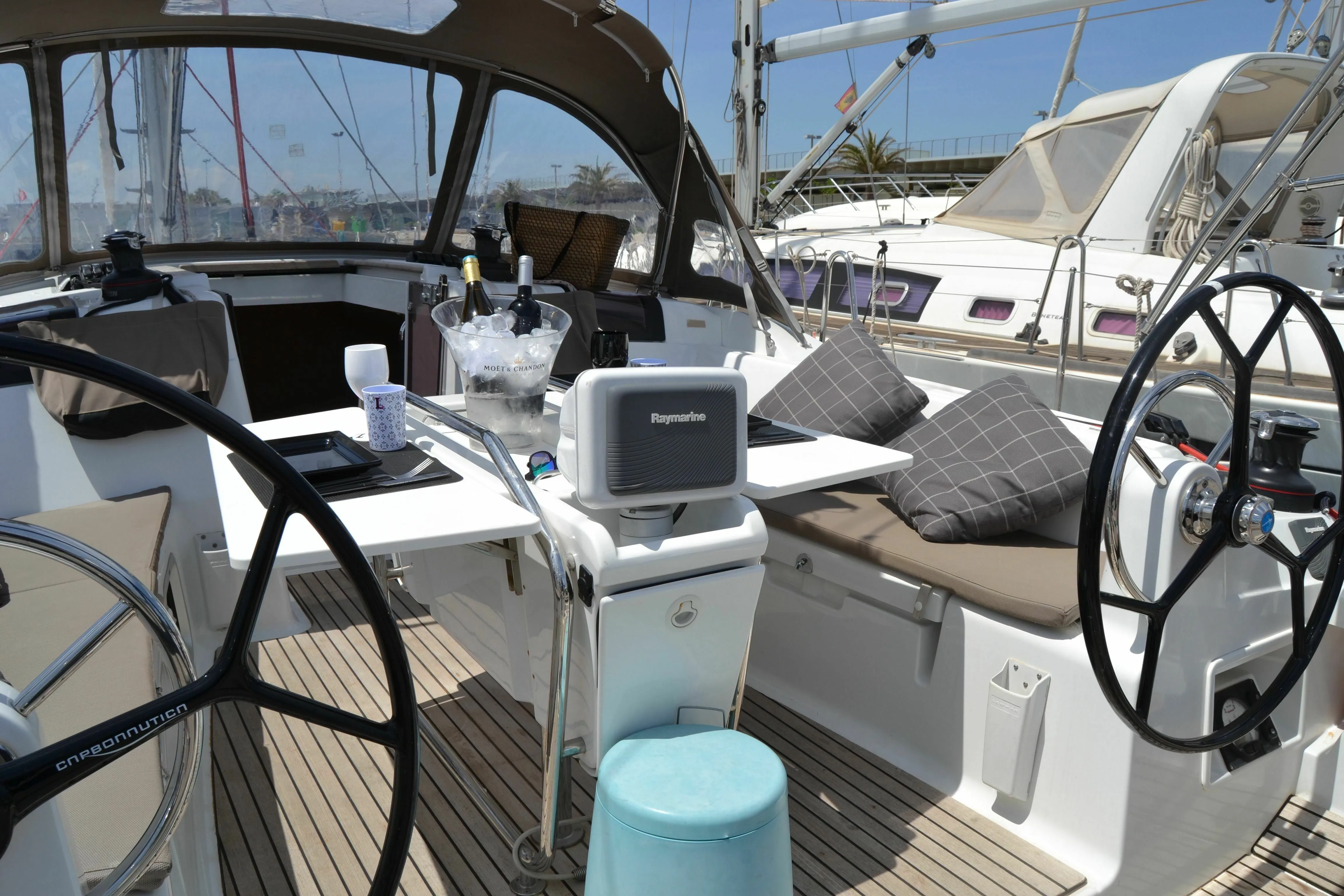 Rent a 13.76m Jeanneau Sun Odyssey 449 Sailing Yacht in Sant Antoni de Portmany