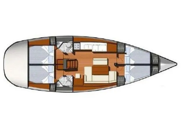13.41m Athens Jeanneau Sun Odyssey 44i Hire