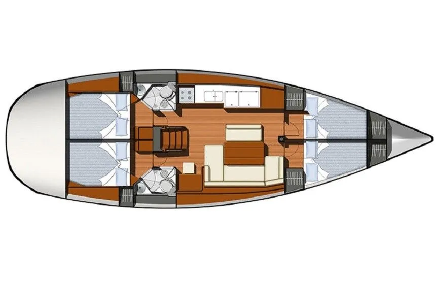 Charter a 13.75m Sailing Yacht in Kavala