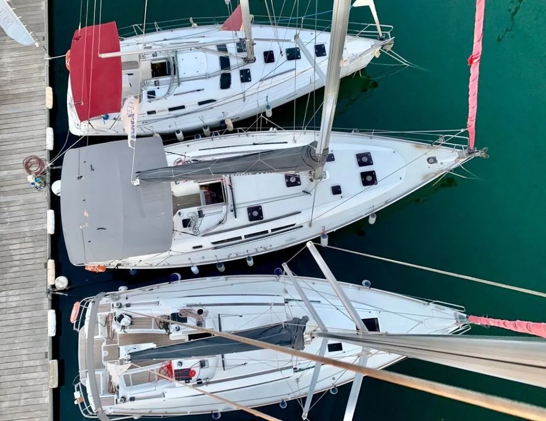 Explore Barcelona on a 13.75m Rental Sailing Yacht Jeanneau Sun Odyssey 44i