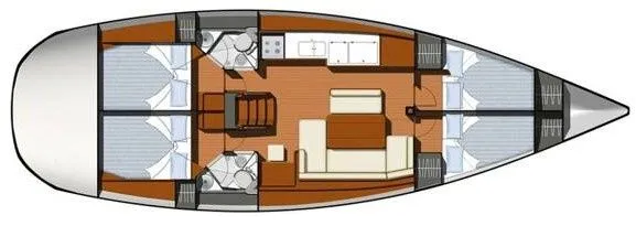 Charter a 13.75m Jeanneau Sun Odyssey 44i Sailing Yacht in Heraklio Town