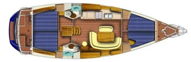 Nikiti 13.72m Kiralık Yelkenli Yat Jeanneau Sun Odyssey 45