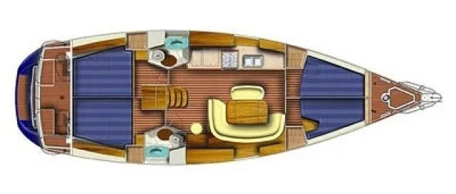 13.72m Marina Sailing Yacht Jeanneau Sun Odyssey 45 Hire