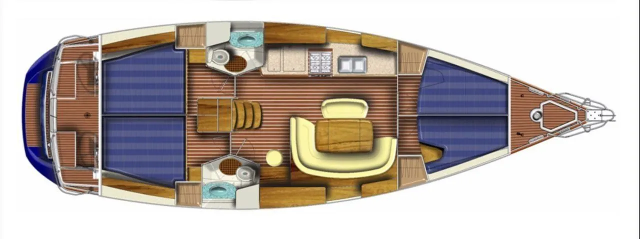 13.72m Neos Marmaras Sailing Yacht Hire