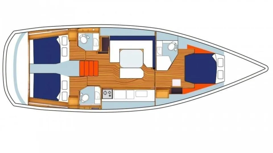 Charter a 14.55m Sailing Yacht in Ribishi