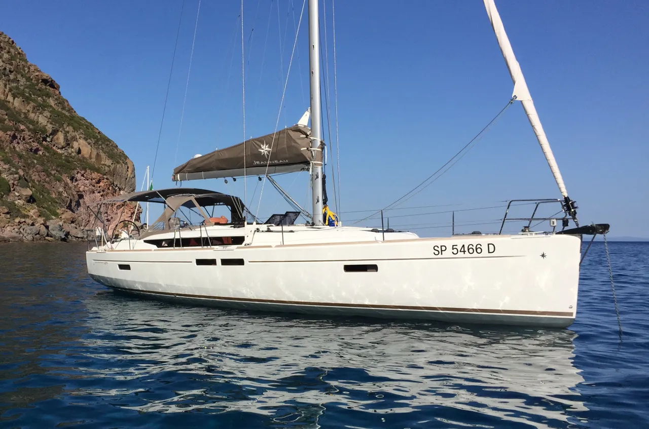 Explore Marina di Cecina on a 14.43m Rental Jeanneau Sun Odyssey 479