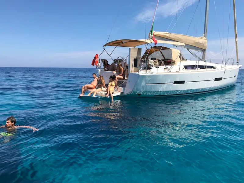 Explore Marina di Cecina on a 14.43m Rental Jeanneau Sun Odyssey 479