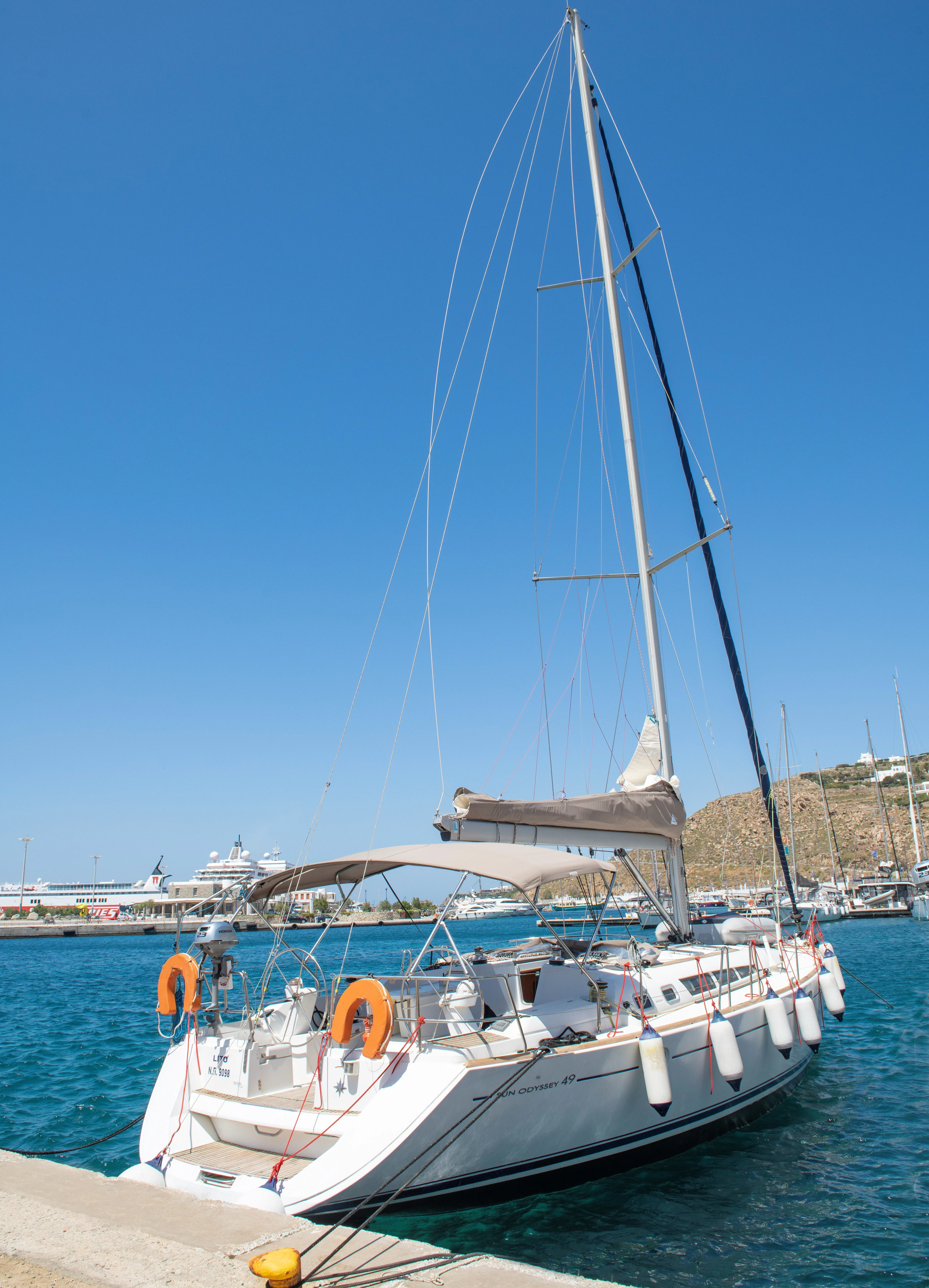 Charter a 14.98m 4 Cabin Sailing Yacht in Keramoti