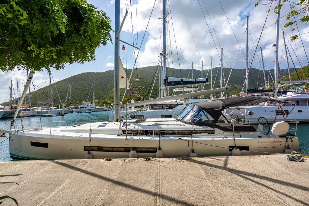 14.42m Tortola Jeanneau Sun Odyssey 490 Hire