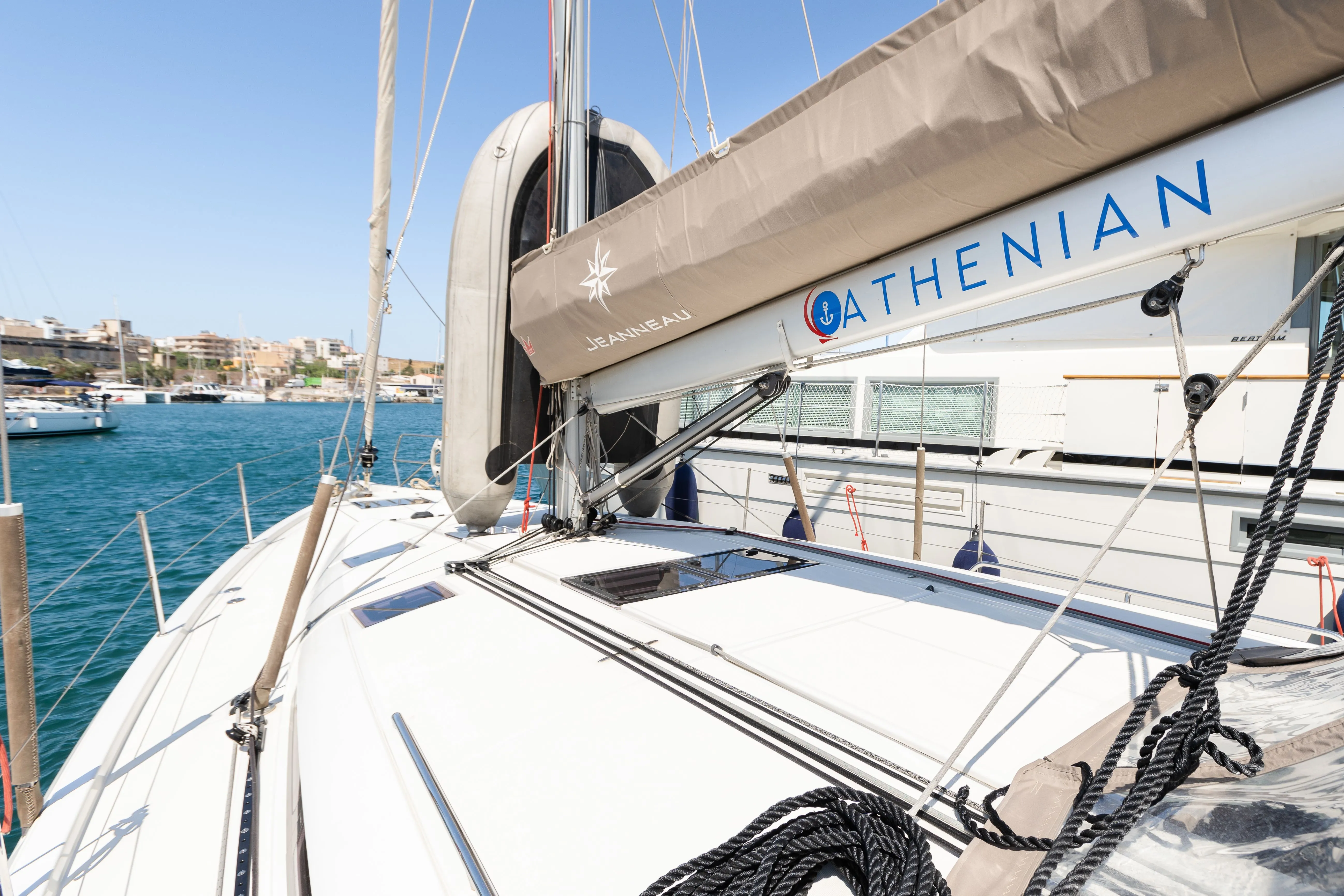 Explore Skiathos Town on a 14.42m 5 Cabin Sailing Yacht Rental