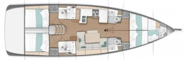 Explore Skiathos Town on a 14.42m 5 Cabin Sailing Yacht Rental