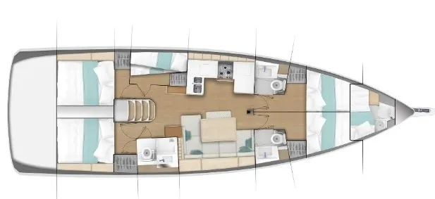 Charter a 14.22m Jeanneau Sun Odyssey 490 in Keramoti