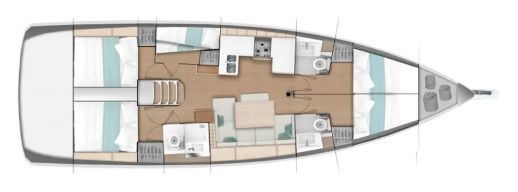 Šibenik 14.8m Yelkenli Yat Kiralık