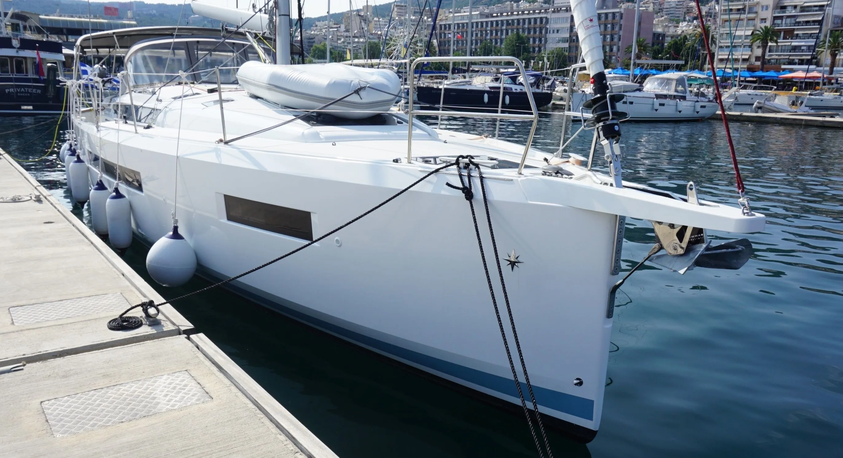 Explore Kavala on a 14m 5 Cabin Sailing Yacht Rental