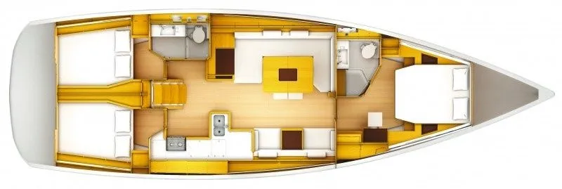 Rent a 14.94m Jeanneau Sun Odyssey 509 Sailing Yacht in Tortola