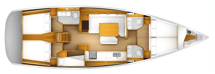 Charter a 15.38m 5 Cabin Sailing Yacht in Parikia