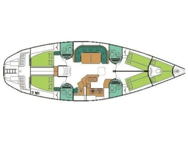 15.63m Castiglioncello Sailing Yacht Jeanneau Sun Odyssey 51 Hire
