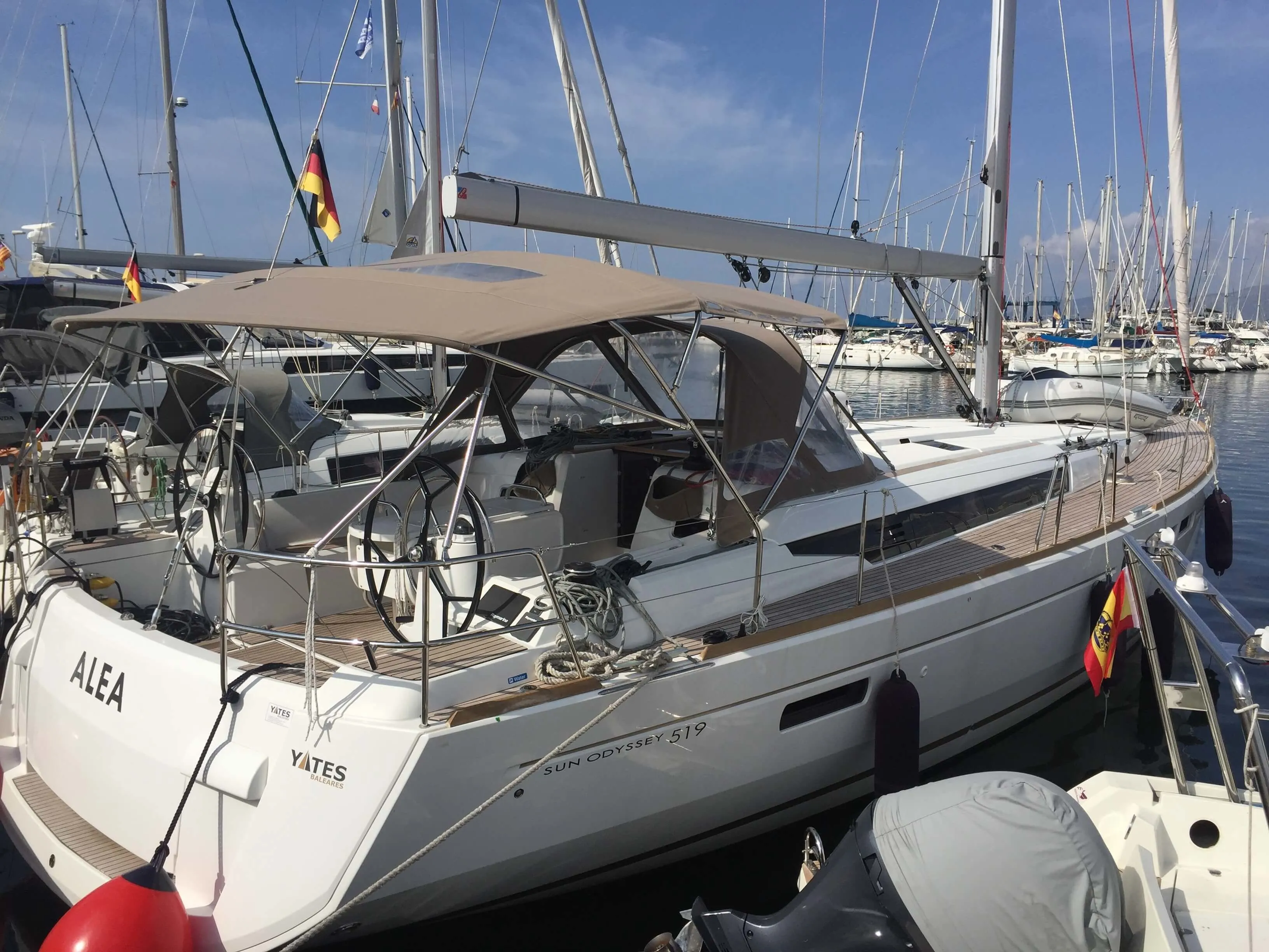 15.75m Can Pastilla Sailing Yacht Hire