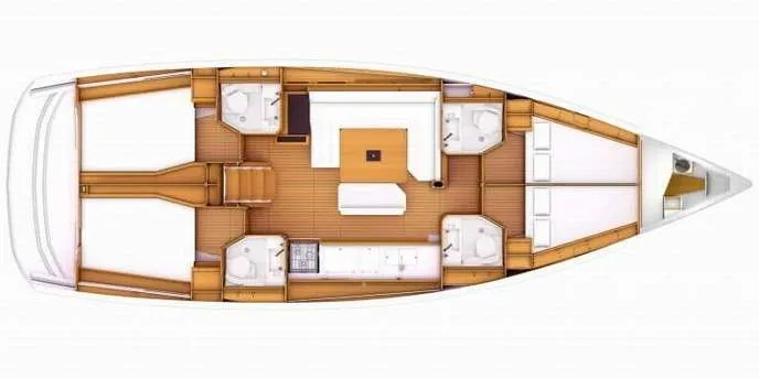 Rent a 15.75m Sailing Yacht Jeanneau Sun Odyssey 519 in Tropea