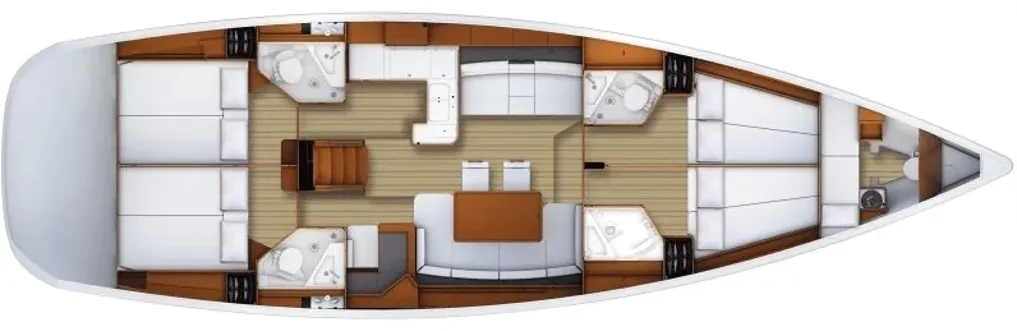 16.06m Eden Island Jeanneau Sun Odyssey 53 Sailing Yacht Hire