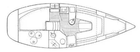 8.9m Le Grazie Sailing Yacht Jeanneau Sun Way 29 Hire