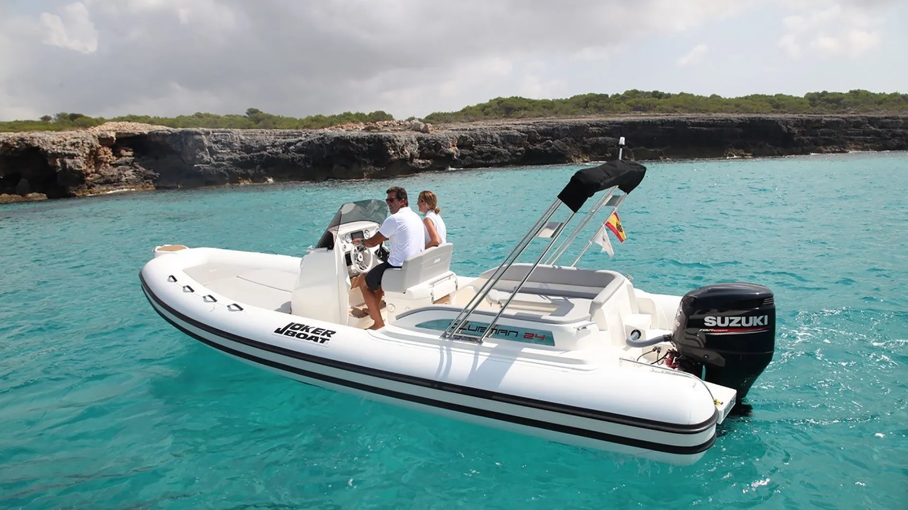 Explore Villasimius on a 7.5m Rental Joker 24