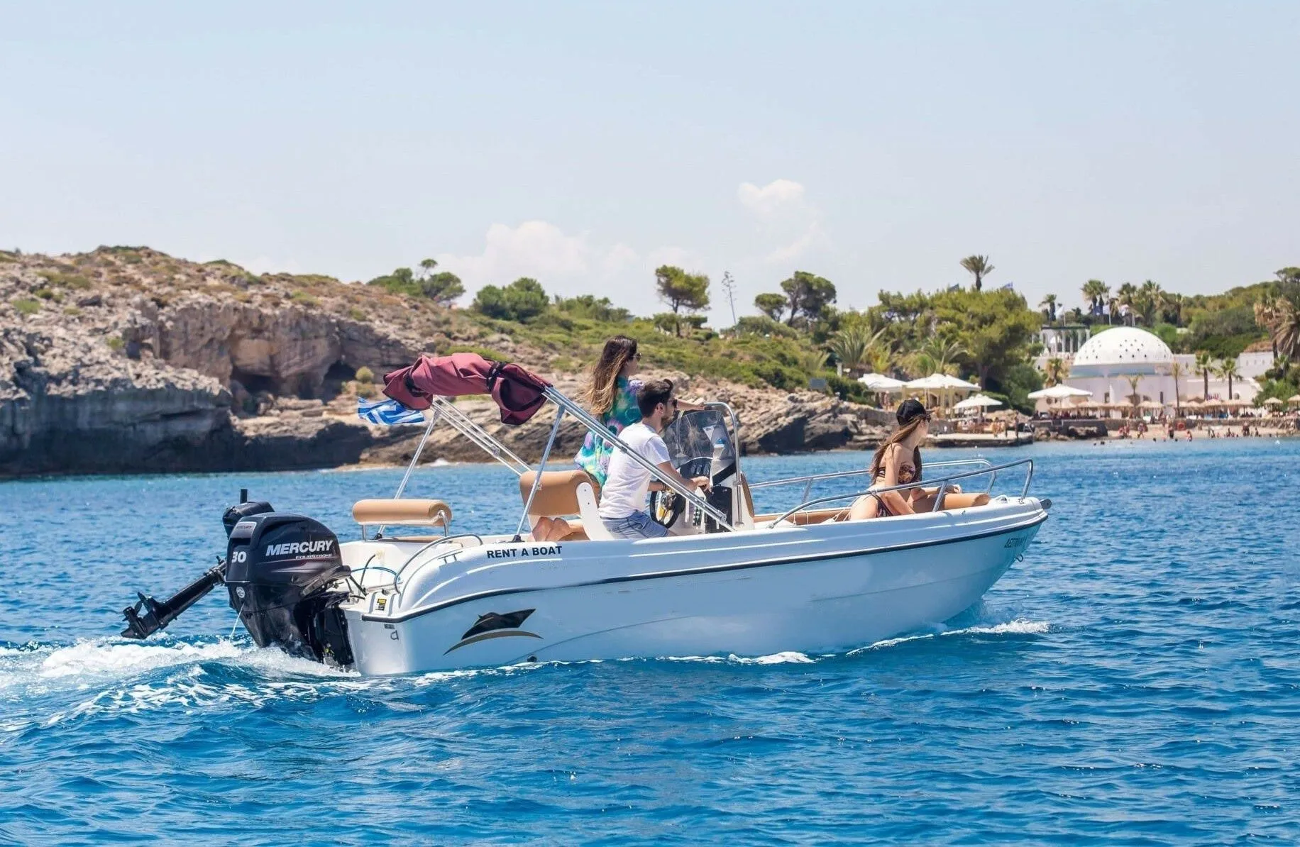 Charter a 5m Karel Paxos 170 in Rhodes Town