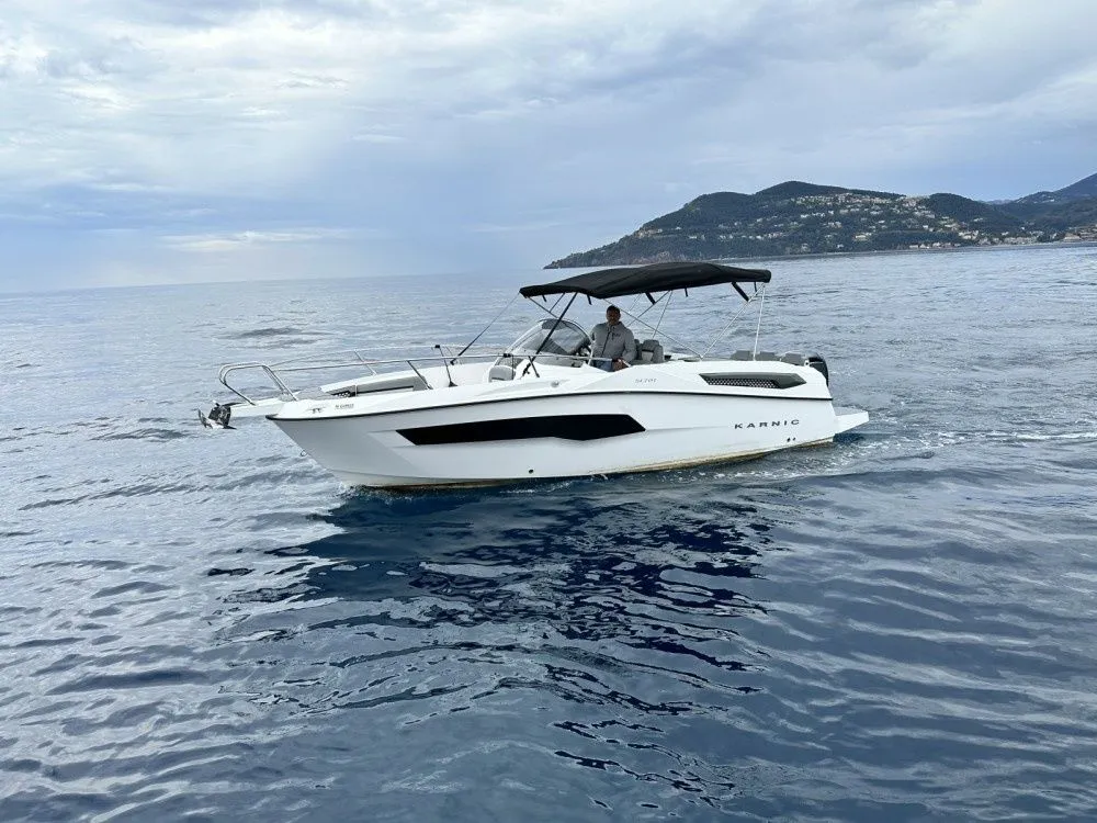 Explore Mandelieu-la-Napoule on a 7.8m Rental Motor Boat