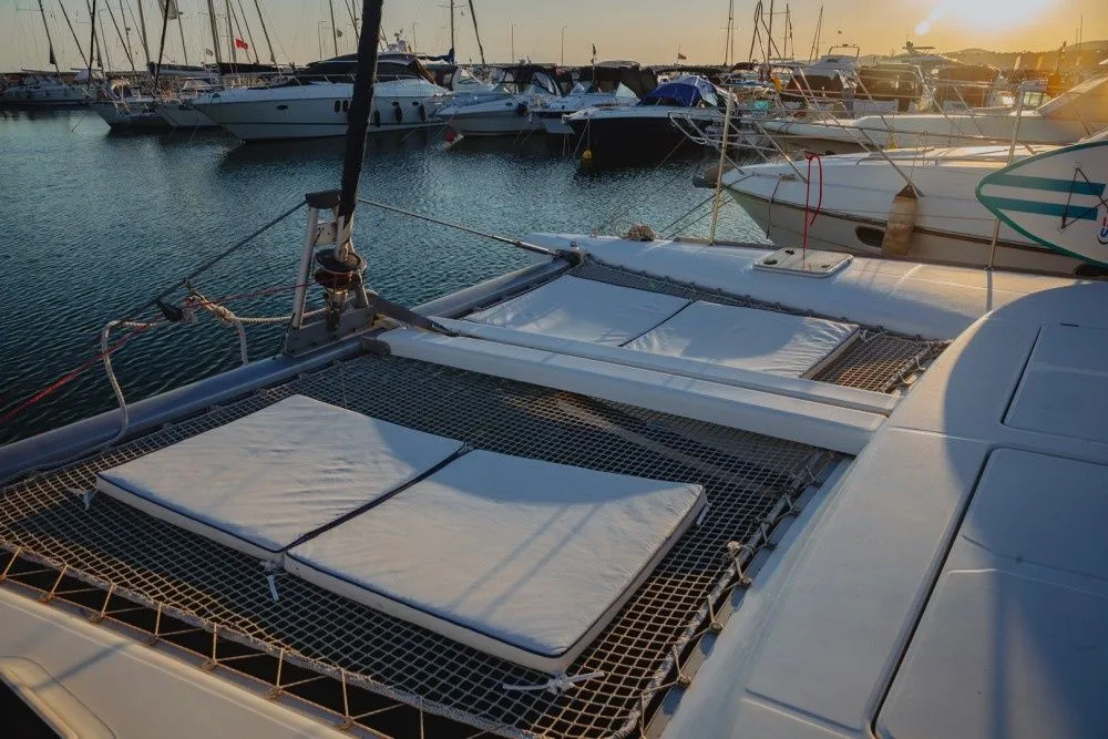 Explore Nikiti on a 11.55m Rental Catamaran
