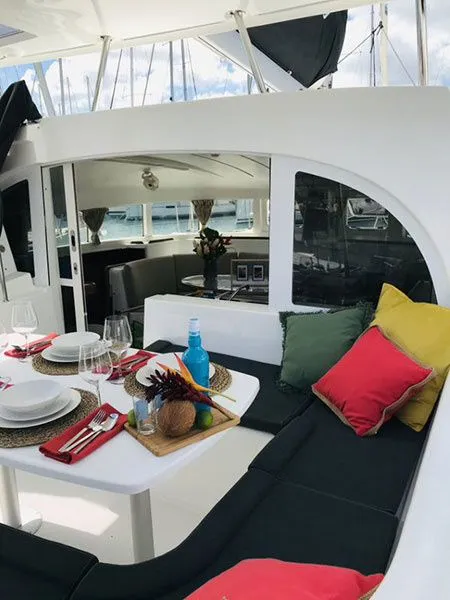 Rent a 11.5m Lagoon 380 Catamaran in Le Marin