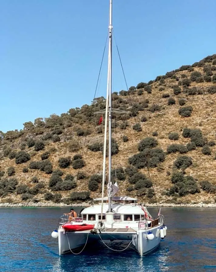 Rent a 11.55m Catamaran in Rhodes Town