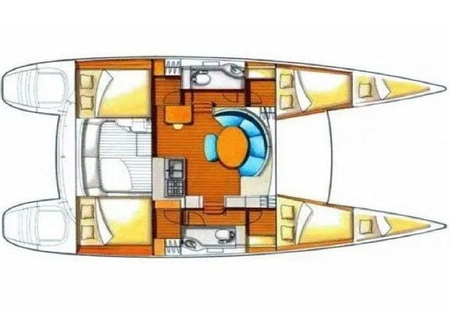 Explore Palma de Mallorca on a 11.55m Rental Catamaran Lagoon 380