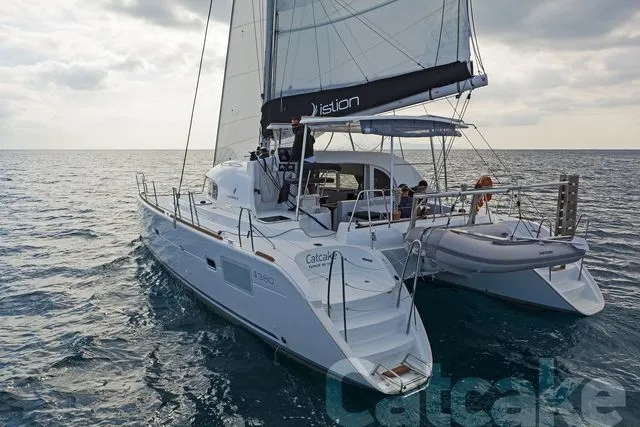Explore Athens on a 11.55m Lagoon 380 S2 Catamaran Rental